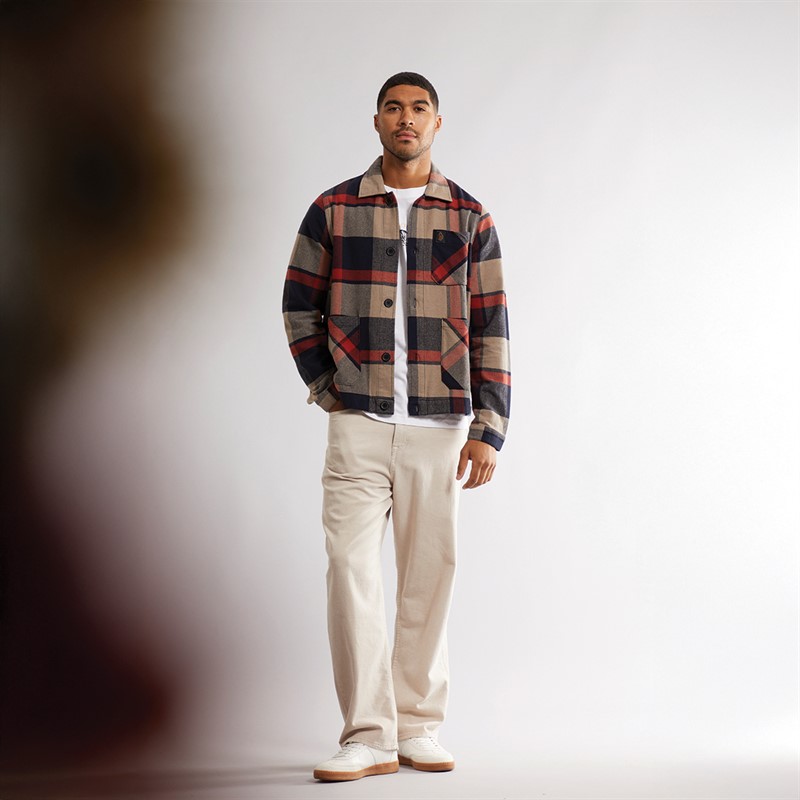 LUKE 1977 Mens Riohacha Overshirt Multi Check