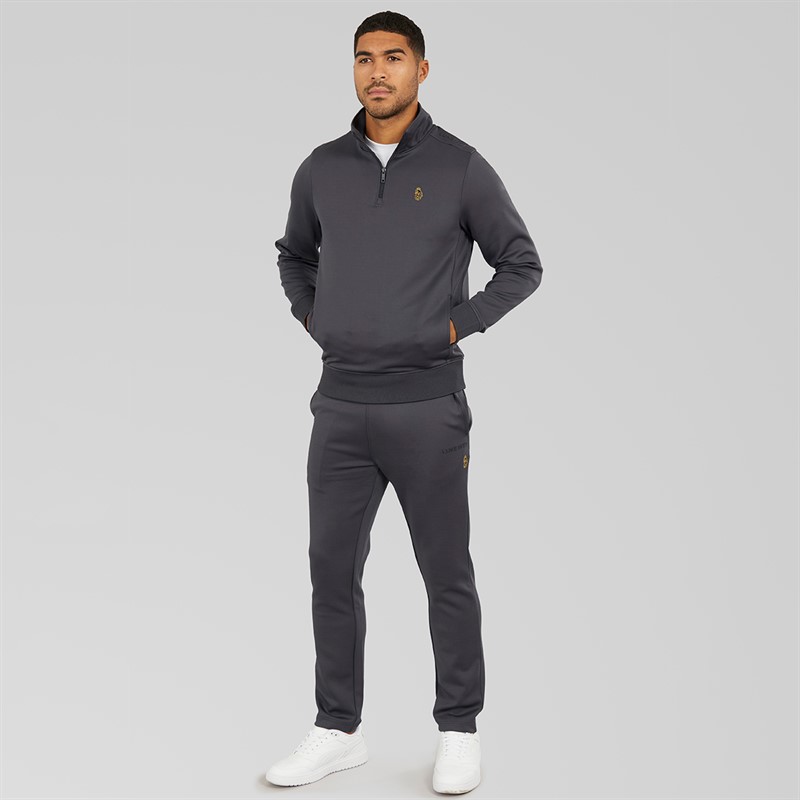 LUKE 1977 Mens Ttpqr Tracksuit Charcoal
