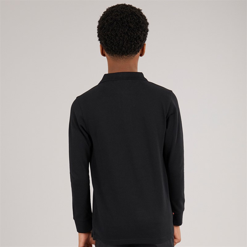 LUKE 1977 Junge Williams 1000 Polo Shirt Schwarz