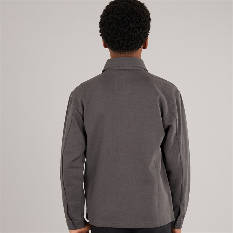 LUKE 1977 Junge Bär Overshirt Anthrazit