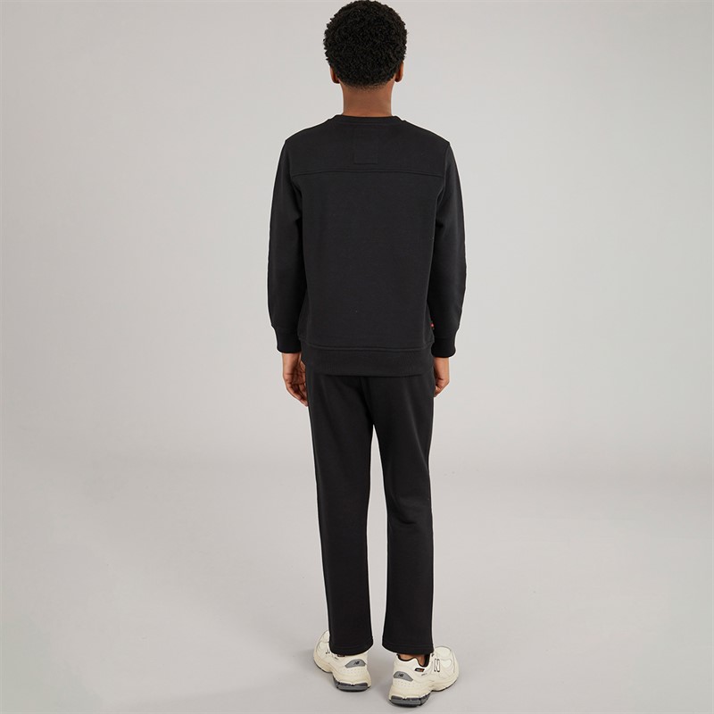 LUKE 1977 Boys Highground Tracksuit Black