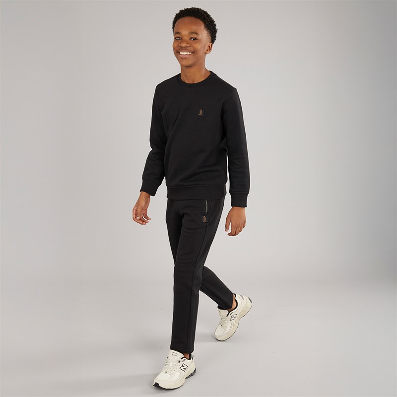 LUKE 1977 Boys Highground Tracksuit Black
