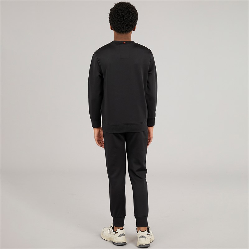 LUKE 1977 Junge Casa Trainingsanzug Schwarz / Weiss