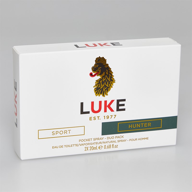 LUKE 1977 Mens Sport And Hunter Fragrance Set White/Green White / Green