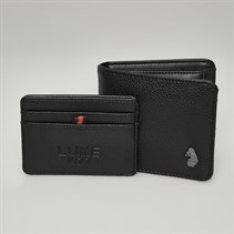 LUKE 1977 Mens Dover Wallet And Cardholder Set Black
