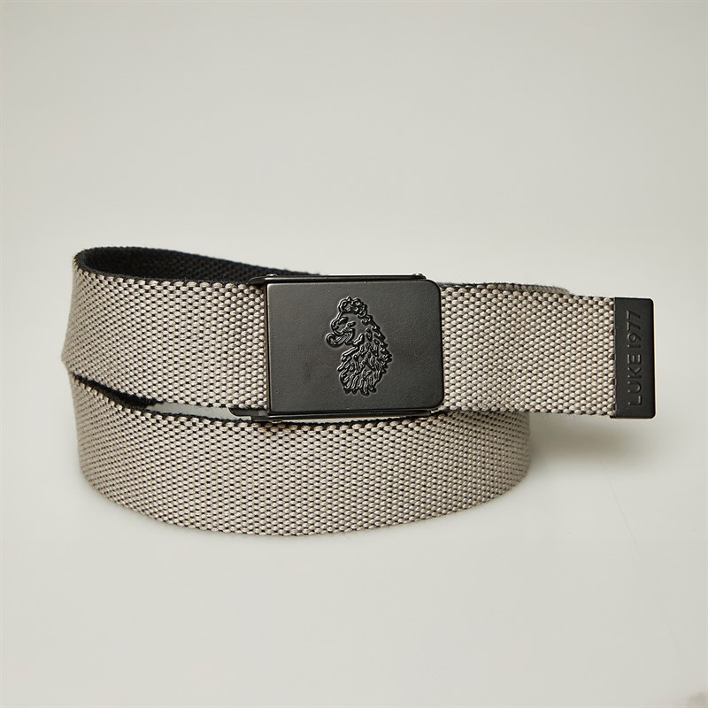 LUKE 1977 Mens Sunday Reversible Belt Black/Silver