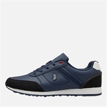 LUKE 1977 Mens Groves Trainers Navy/Black