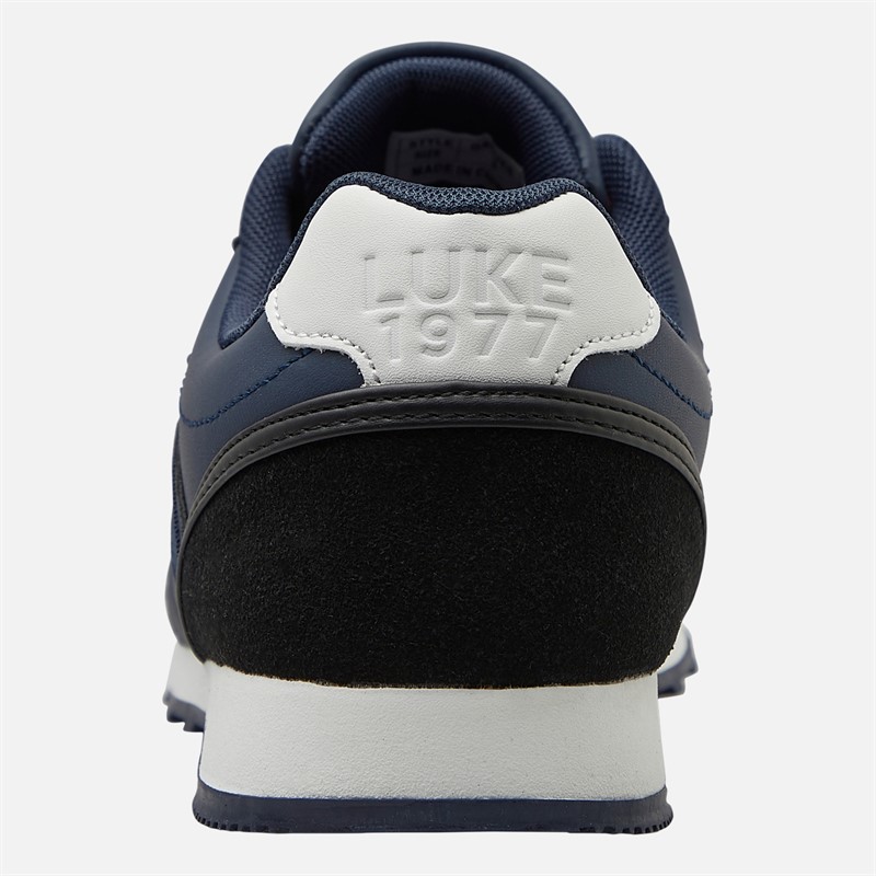 LUKE 1977 Mens Groves Trainers Navy/Black