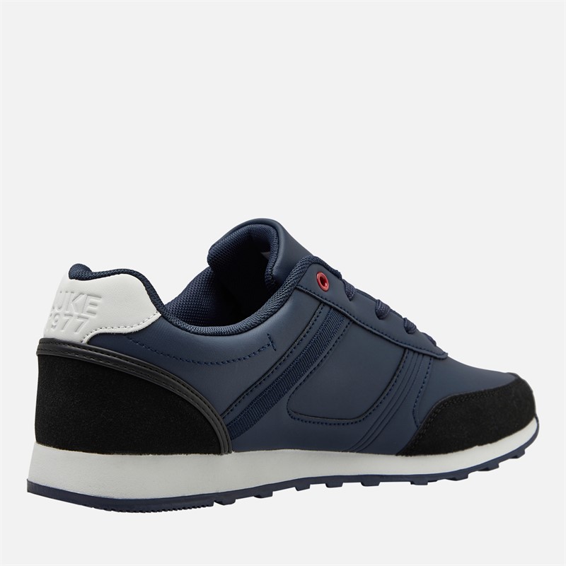 LUKE 1977 Mens Groves Trainers Navy/Black
