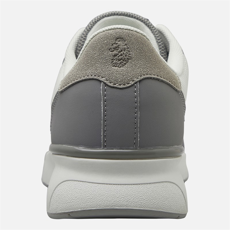 LUKE 1977 Mens Voodoo Ray Trainers White/Grey