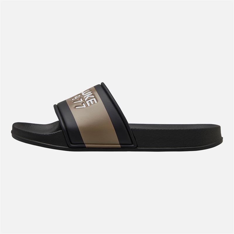 LUKE 1977 Mens Hatton Sliders Black/Hardnut