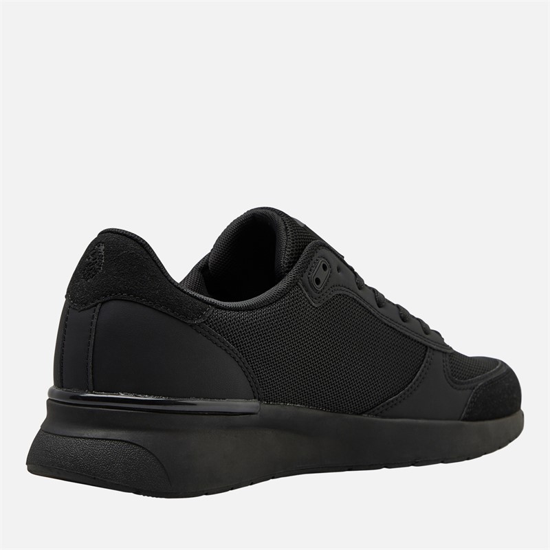 LUKE 1977 Mens Voodoo Ray Trainers Black/Black