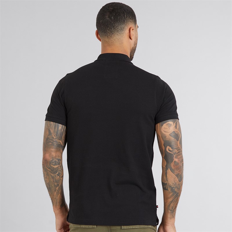 LUKE 1977 Mens Williams 2500 Polo Shirt Black