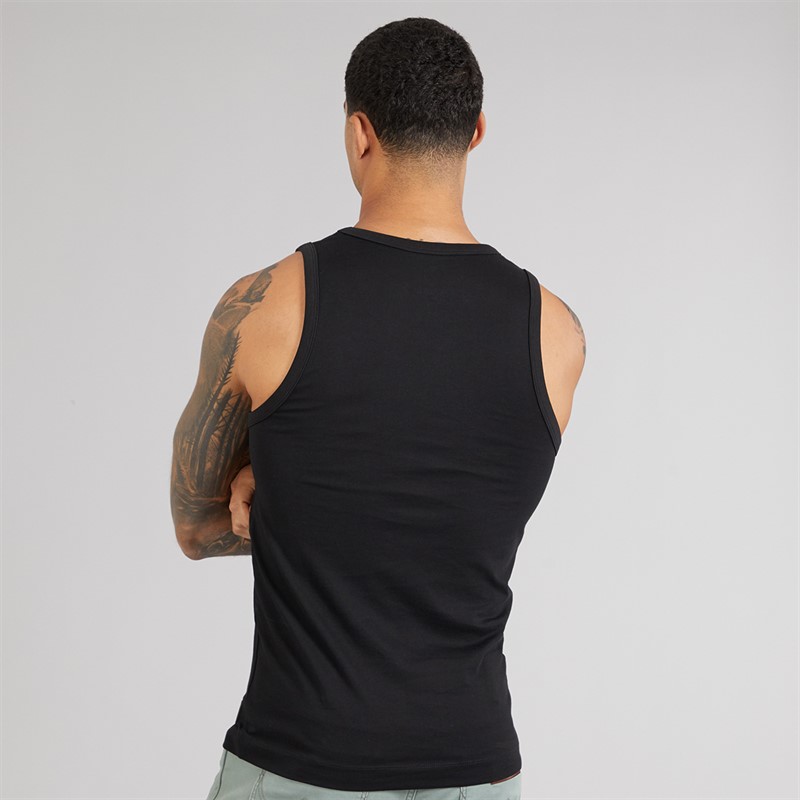 LUKE 1977 Mens Three Pack Reco Vests White/Black/Grey