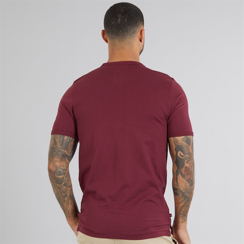 LUKE 1977 Mens Ciruella 2500 T-Shirt Claret