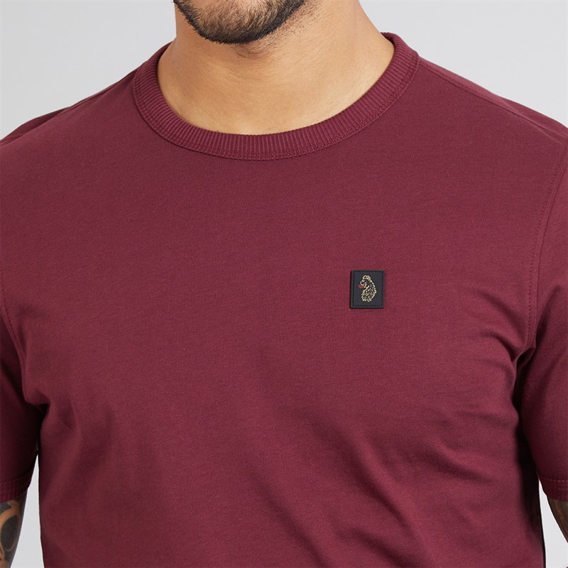 LUKE 1977 Mens Ciruella 2500 T-Shirt Claret