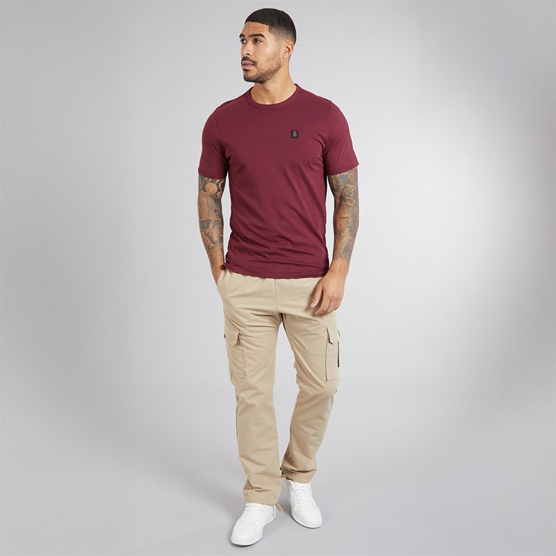 LUKE 1977 Mens Ciruella 2500 T-Shirt Claret