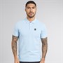 LUKE 1977 Mens Williams 2500 Polo Shirt Sky Blue Skyblue