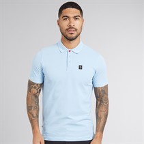 LUKE 1977 Mens Williams 2500 Polo Shirt Sky Blue Skyblue