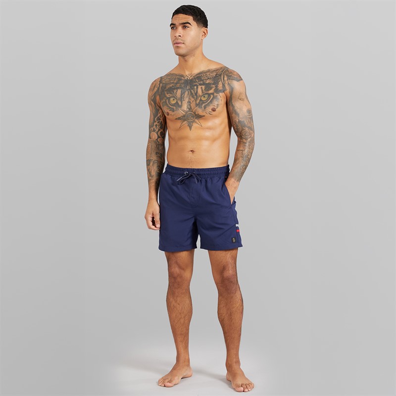 LUKE 1977 Mens Tapehead 2500 Swim Shorts Navy