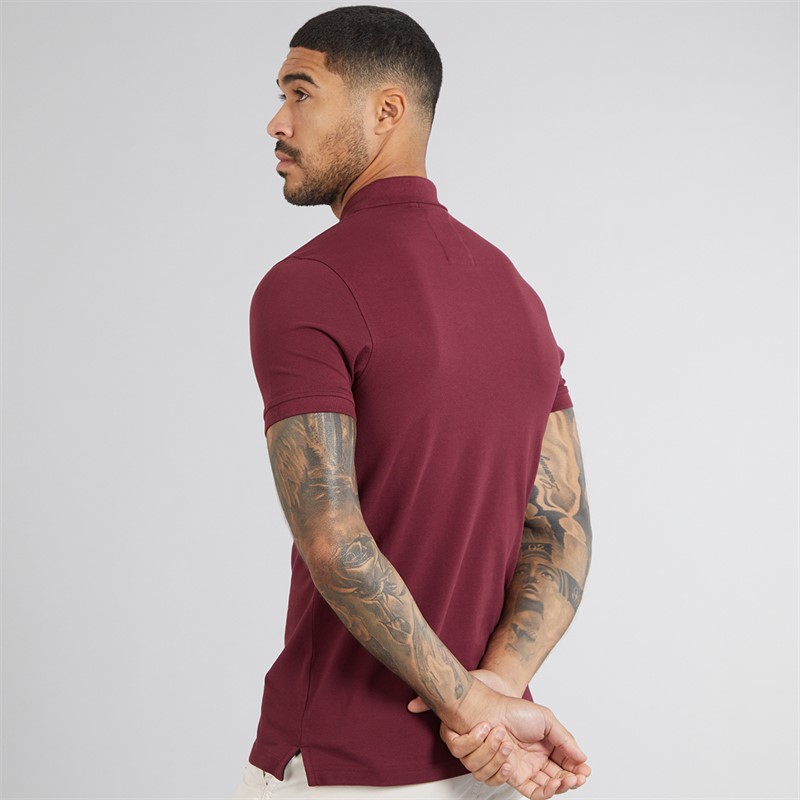 LUKE 1977 Mens Williams 2500 Polo Shirt Claret