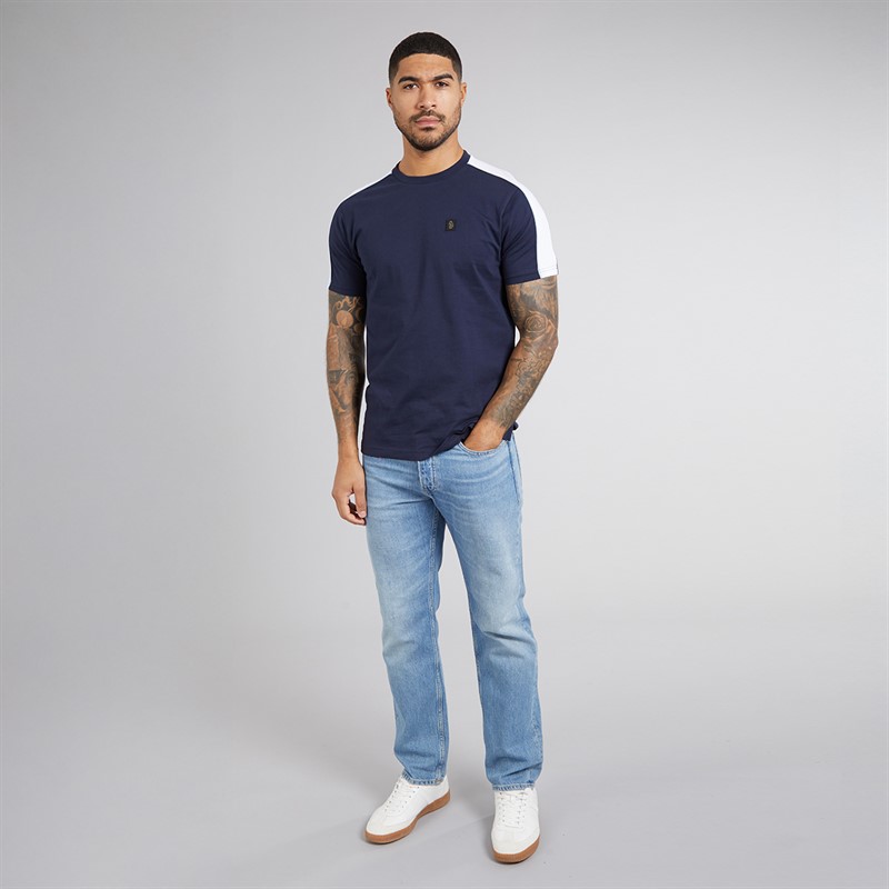 LUKE 1977 Mens Ciruella 2500 T-Shirt Navy