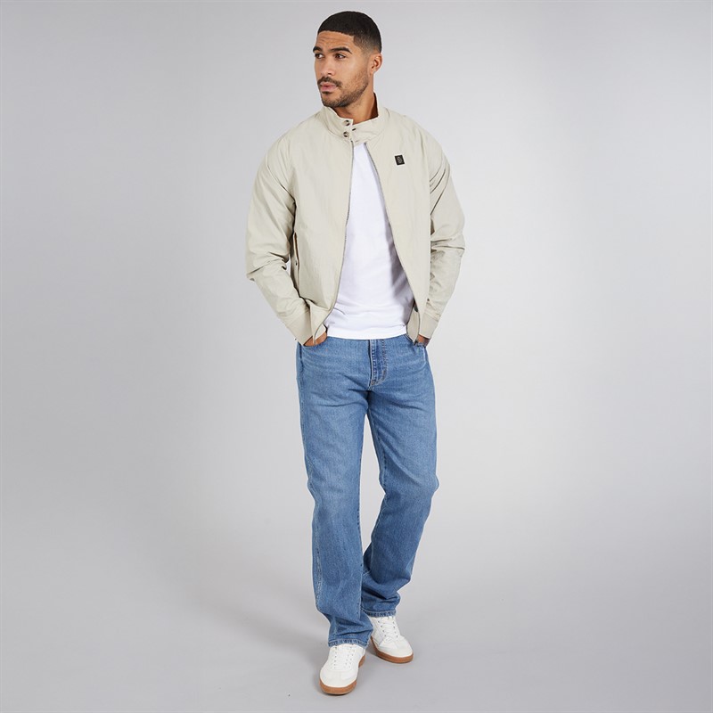 LUKE 1977 Mens Miller Harrington Jacket Stone