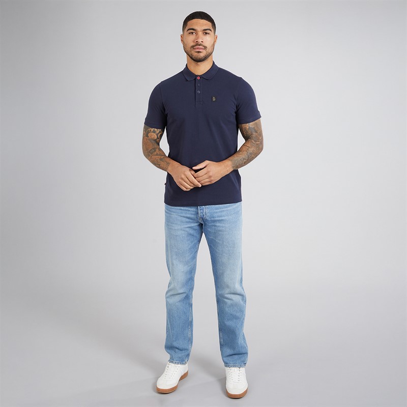 LUKE 1977 Mens Williams 2500 Polo Shirt Navy