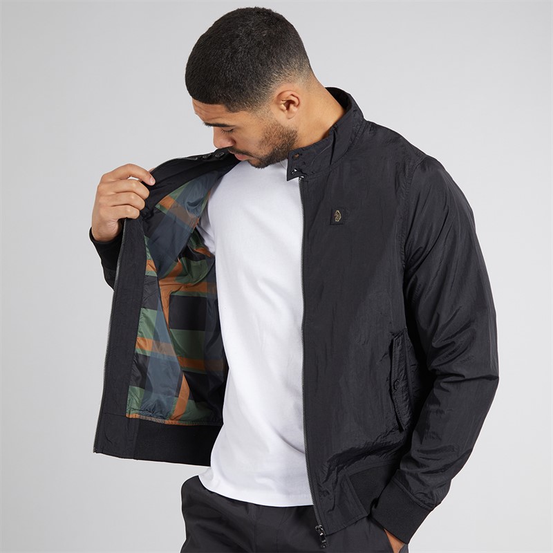 LUKE 1977 Mens Miller Harrington Jacket Black