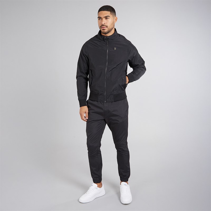 LUKE 1977 Mens Miller Harrington Jacket Black