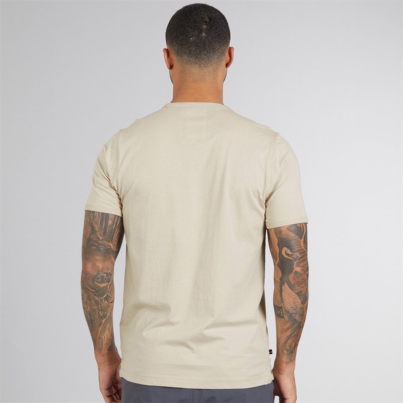 LUKE 1977 Mens Ciruella 2500 T-Shirt Dark Ecru