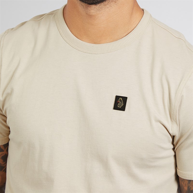 LUKE 1977 Mens Ciruella 2500 T-Shirt Dark Ecru