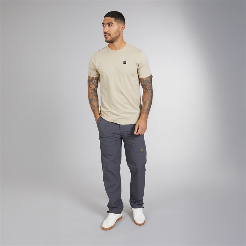 LUKE 1977 Mens Ciruella 2500 T-Shirt Dark Ecru