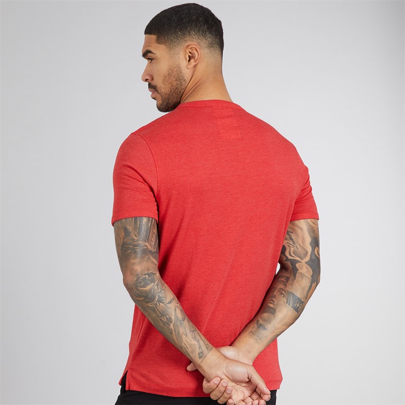 LUKE 1977 Mens Ciruella 2500 T-Shirt Marina Red