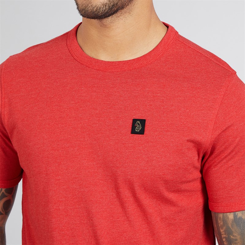 LUKE 1977 Mens Ciruella 2500 T-Shirt Marina Red