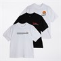 LUKE 1977 Boys Tokyo Drift Three Pack T-Shirts White/Black/White White/Black/ White