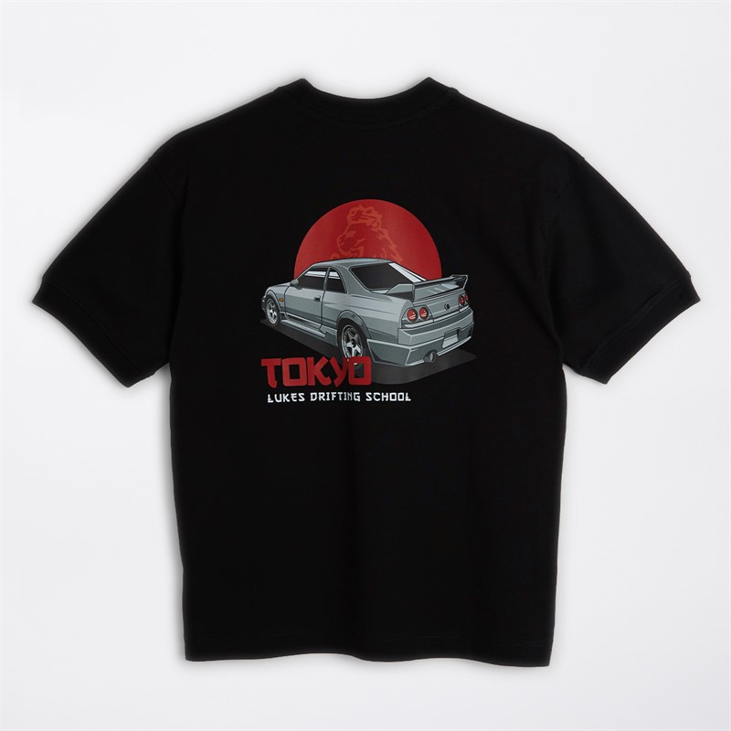 LUKE 1977 Boys Tokyo Drift Three Pack T-Shirts White/Black/White White/Black/ White