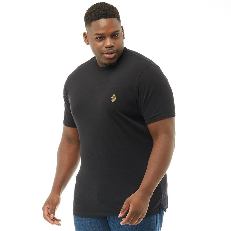 Buy LUKE 1977 Mens Plus Size Trouser Snake TShirt Jet Black