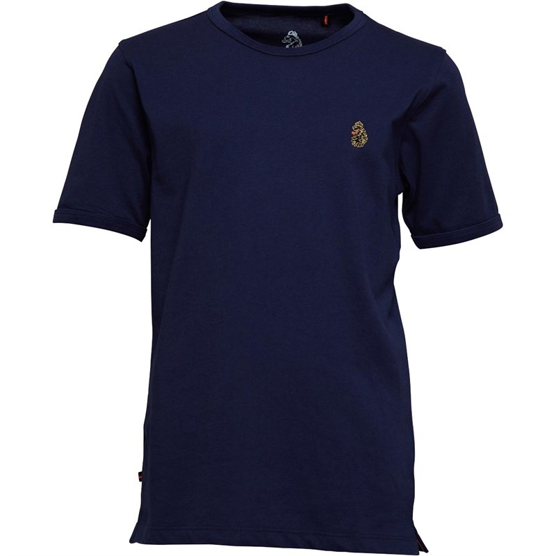 Boys Luke Trouser Snake Crew Neck T-Shirt Navy