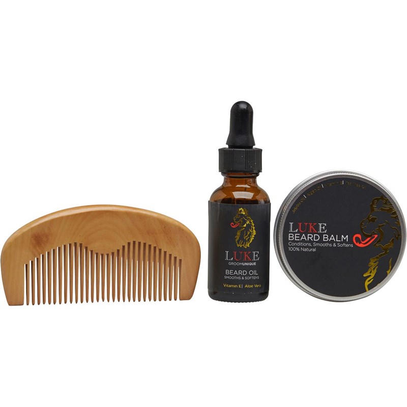 LUKE 1977 Mens Grooming Gift Set Black