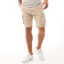 LUKE 1977 Mens Twill Cargo Shorts Stone