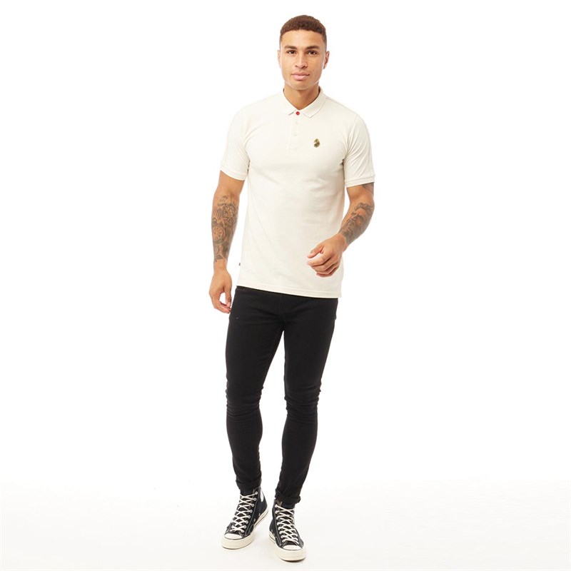 LUKE 1977 Mens Willtape Polo Down White