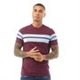 LUKE 1977 Mens Brazillia T-Shirt Claret Blue
