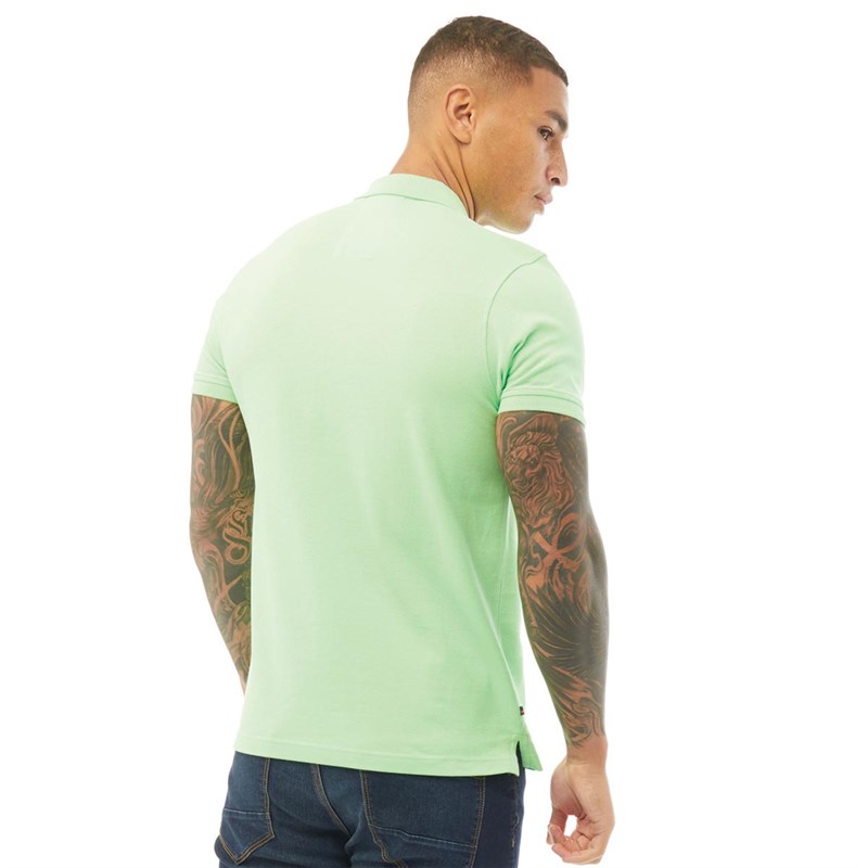 LUKE 1977 Polo Williams Homme Néon Vert