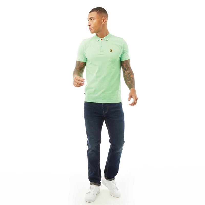 LUKE 1977 Polo Williams Homme Néon Vert