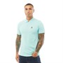 LUKE 1977 Mens Williams Pique Polo Pure Sky MM
