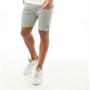 LUKE 1977 Mens Trouser Shortsy Jersey Shorts Light Grey Marl