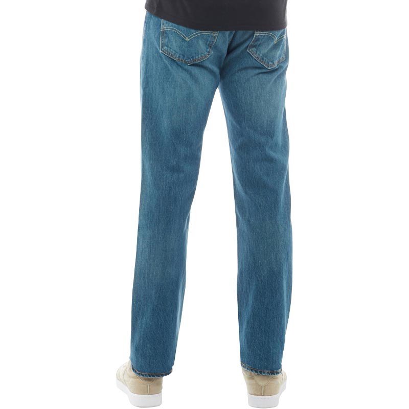 Buy Levi's Mens 501 Original Fit Jeans Green Point