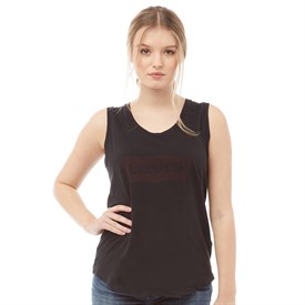 Levis Dames Muscle Singlet Zwart levis kopen in de aanbieding