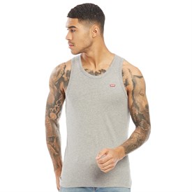 Levis Heren Twee Pack Vest Gemeleerd Grijs levis kopen in de aanbieding